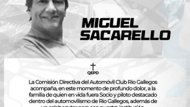 Sentida despedida de Miguel Sacarelo en Río Gallegos