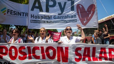 Trabajadores del Hospital Garrahan comienzan un paro total por 48 horas