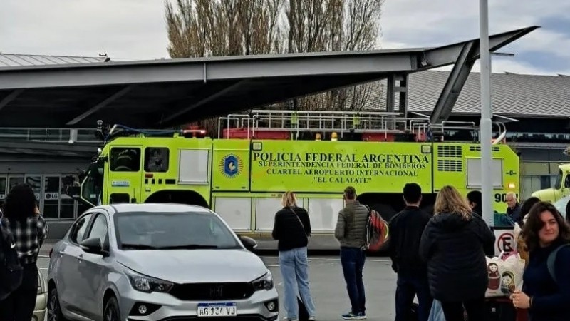 El visitante brasilero que fue detenido en El Calafate luego de decir que tena una bomba cuando estaba en el aeropuerto.(Seal Calafate)