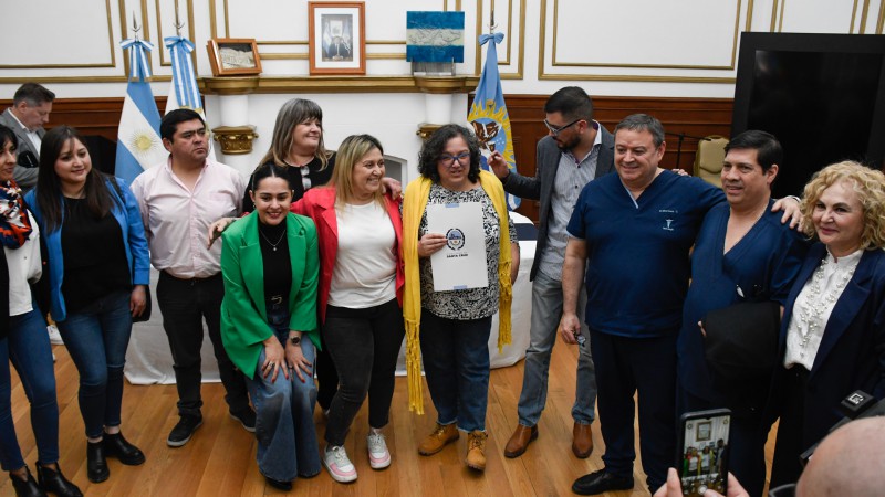 La asuncin de Anala Constantini como ministra de Salud. Foto: Gobierno. 