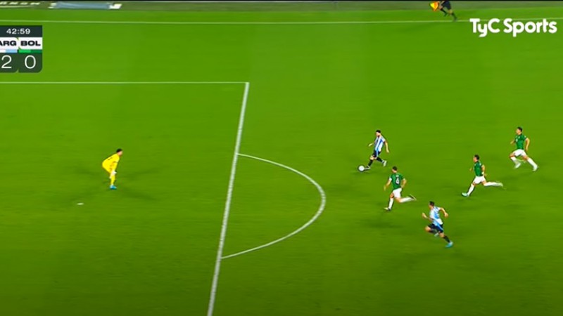 Video: mir los seis goles de Argentina a Bolivia con un hat trick de Messi