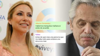 Escándalo y denuncia: el nuevo chat entre Fabiola Yañez y Alberto Fernández