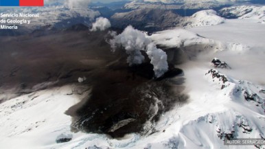 Patagonia: registraron 160 sismos en el volcán Hudson