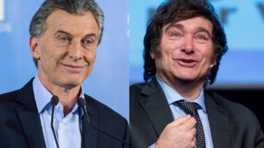 Mauricio Macri y Javier MIlei 