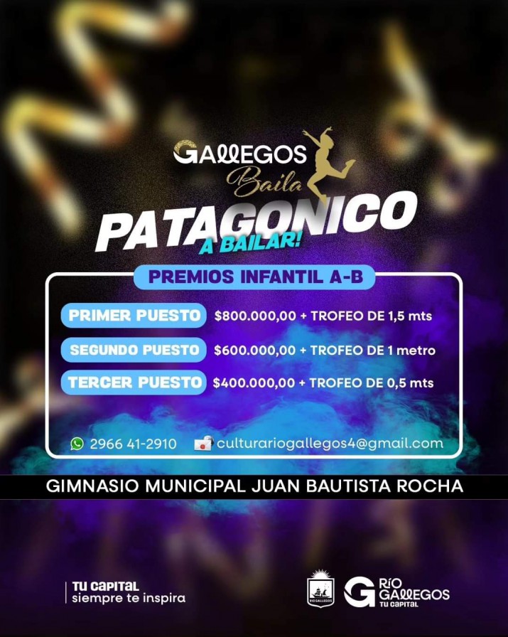  Llega "Gallegos Baila Patagnico": los das, horarios y los montos de los premios  