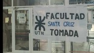 Estudiantes toman la UTN durante 24 horas en Santa Cruz 