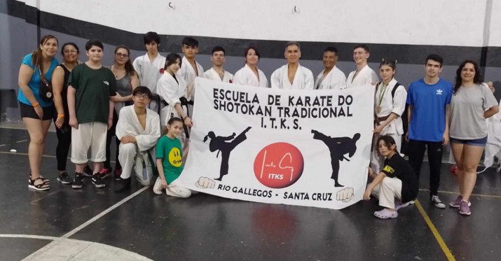 El karate tradicional de Ro Gallegos en el XX torneo nacional