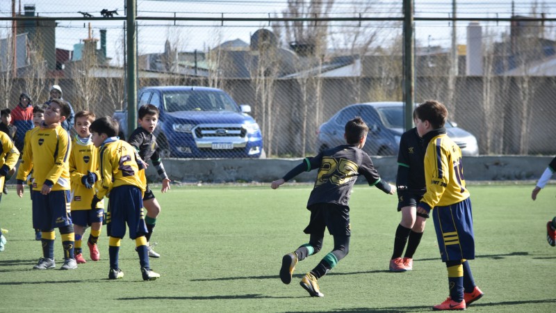 Foto ilustrativa del ftbol infantil en Ro Gallegos. 