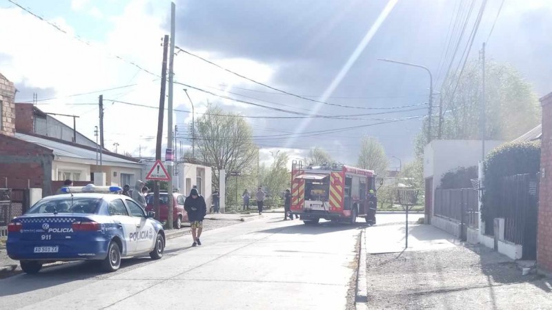 Incendio en una vivienda en barrio Belgrano de Ro Gallegos