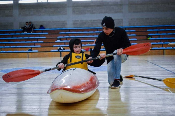 Continan las actividades de promocin sobre la prctica de kayak