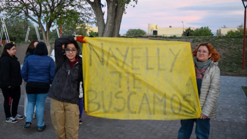 Hubo una marcha en Pico Truncado pidiendo por la aparicin de Nayelly.