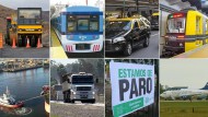 Comenzó el paro nacional de 24 horas del transporte