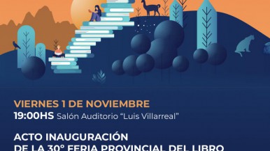 Este viernes se inaugura la 30º Feria Provincial del Libro 2024