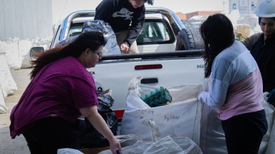 Compromiso con el ambiente en Río Gallegos: ultimo día de la tercera edición del programa "Reciclá y Viajá"