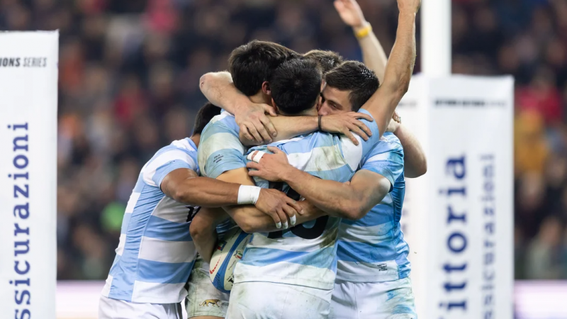 Los Pumas arrasaron a Italia. 