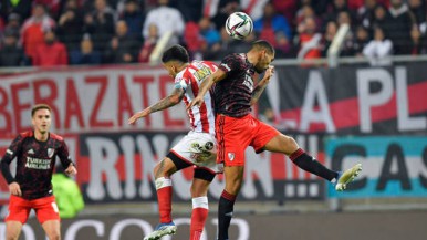 River enfrente a Barracas 