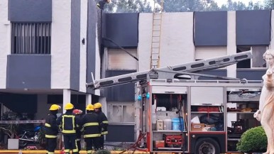 Mueren dos santacruceños tras incendiarse un hotel en La Pampa