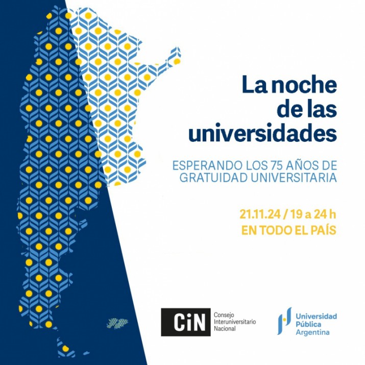 Realizarn en todo el pas "La Noche de las Universidades" para celebrar 75 aos de gratuidad