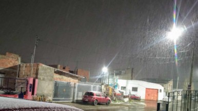 La alta probabilidad de que caigan nevadas en Río Gallegos 