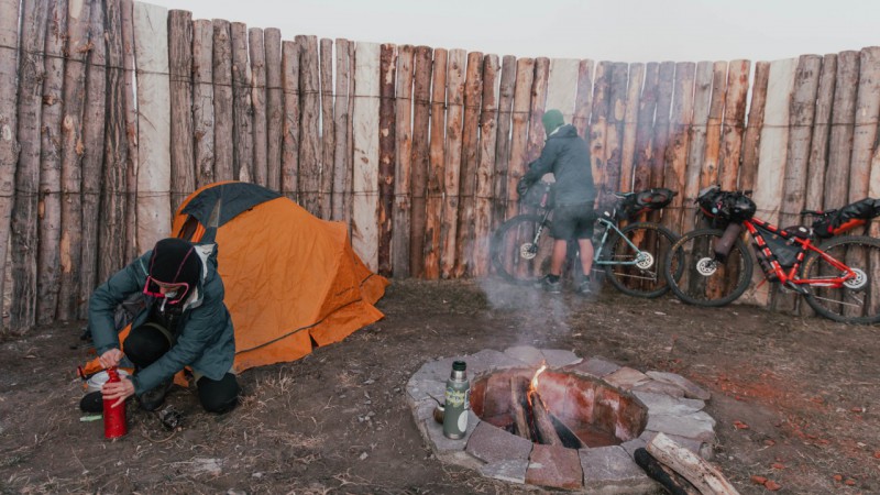 Camping en Parque Patagonia .