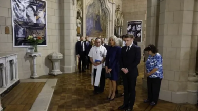 Macron rindió homenaje a las víctimas de la Dictadura 