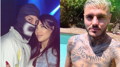 Mientras Wanda Nara y L-Gante están a los besos, Mauro Icardi le da un guiño a Emilia Mernes