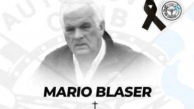 Mario Blaser fue despedido emotivamente por el ACRG 