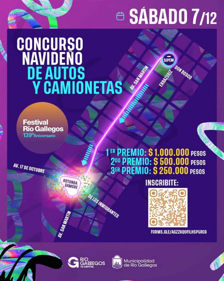 Concurso Navideo de autos y camionetas en Ro Gallegos: habr un milln de pesos para el ganador