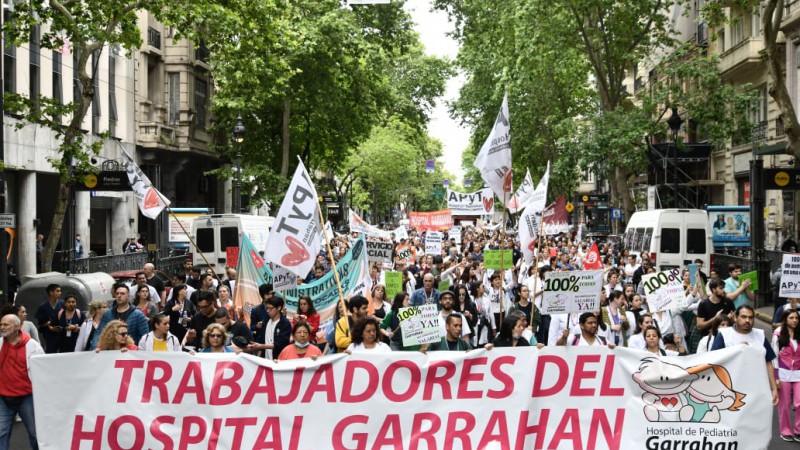 Trabajadores del Hospital de nio Garrahan marcharn el viernes contra el desfinanciamiento y por mejoras salariales 