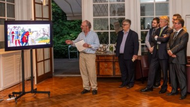 Presentación del proyecto de conservación del huemul patagónico en la Embajada de Suiza