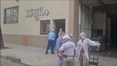 Se incendió la fábrica de alfajores Jorgito