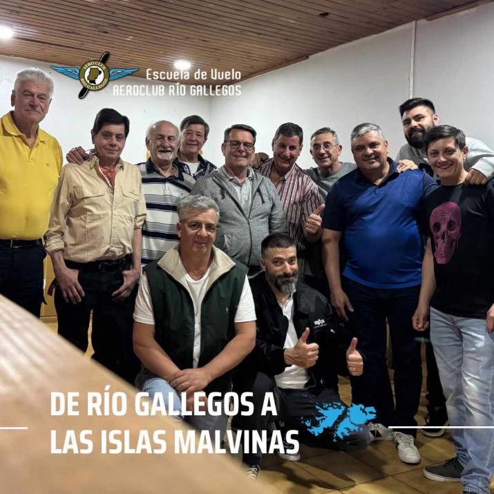  De Ro Gallegos a las Islas Malvinas 