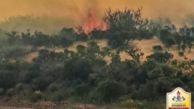 Los Bomberos de Santa Cruz debieron intervenir 