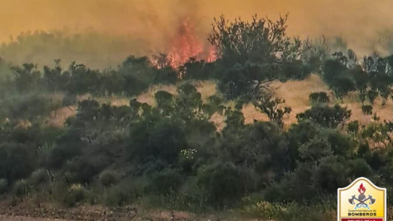 Bomberos de Santa Cruz logran apagar un incendio cerca de Caadn Seco 