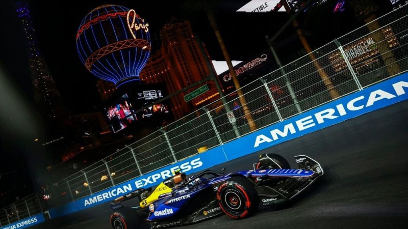 Franco Colapinto termin 14 en el Gran Premio de Las Vegas y Max Verstappen grit consagr campen de la F1