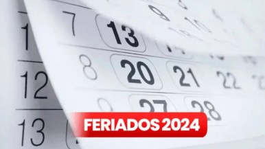 Feriados 2024: cuándo es el próximo y cuántos quedan en el año