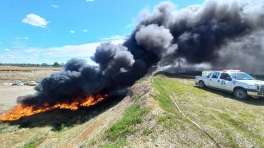 Galería de imágenes del incendio en barrio San Benito