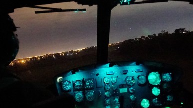 La duda en el cielo de Río Gallegos ¿Porqué vuelan aviones en la noche sobre la ciudad? 