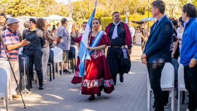 Cañadón Seco fue un escenario de la liberación de los pueblos a través del canto y la danza