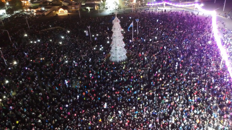 Ro Gallegos vivir el encendido del Arbolito este sbado 7 de diciembre