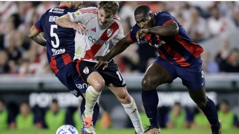 River y San Lorenzo empataron 1 a 1 por la Liga Profesional 