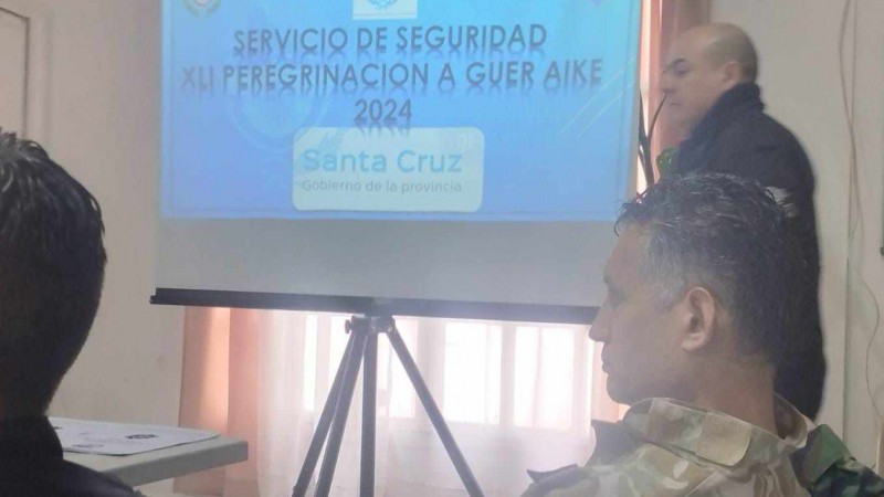 Ro Gallegos: planifican el operativo de seguridad para la Peregrinacin a la Virgen de Ger Aike 2024