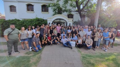 Hubo gran presencia de estudiantes en la inauguración 