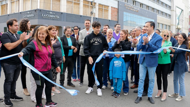 Fue inaugurado el Paseo Peatonal 139 Aniversario de Ro Gallegos