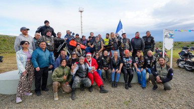 Grasso inauguró el Monumento en Reconocimiento a todos los Motociclistas y Viajeros del Mundo  