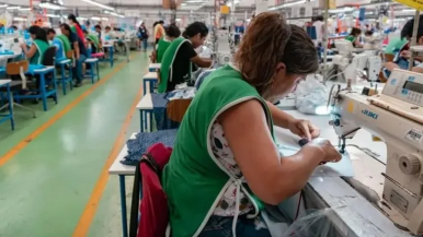 La industria textil fue golpeada por la recesión 