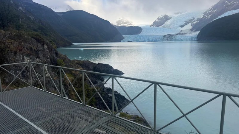 Es una gran novedada frente al glaciar