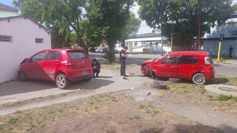 Un fuerte accidente se gener en la maana de este martes