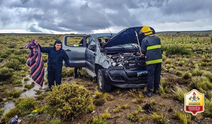 Santa Cruz: volc a kilmetros de Perito Moreno y tuvo que ser rescatado