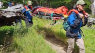 Santa Cruz: rescataron a una turista de un Parque Nacional